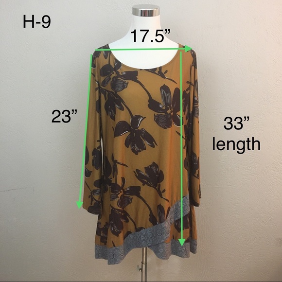 SALE R&B Collections Yellow & Black Shirt Dress XL - Picture 3 of 12